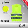 2015 hot sell high visibility yellow traffic warning kids reflective safety vest